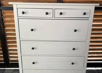 Komoda Hemnes 6 biała lite drewno