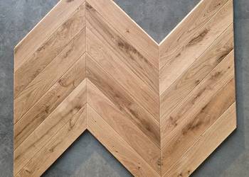 deska dąb jodełka francuska 10x90x510 (mm) 4faza szcz olej uv (100m2)