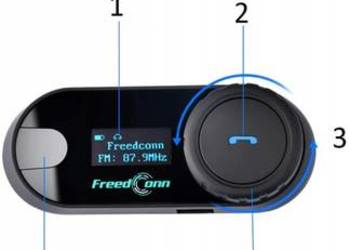 Interkom Bluetooth FreedConn T-Com VB po Polsku Radio zestaw 2 szt na kaski