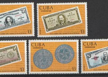 KUBA - 25 LAT BANKU NARODOWEGO - 1975 - CZYSTE**