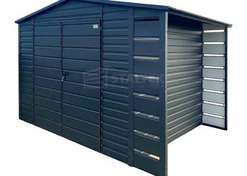 Schowek domek ogrodowy 3x2m wiata 0,5m brama dwuskrzydłowa  ST198