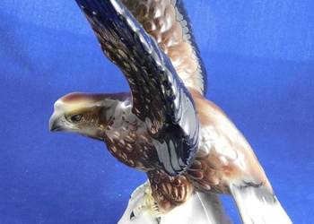 Figurka porcelanowa orła Katzhutte Niemcy nr 975	Fiaf