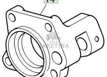 John Deere 6115R Obudowa Korpus Łożyska L172605 L215006