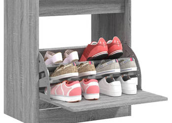 Szafka na buty szary dąb sonoma 60x42x69 cm WM-839985