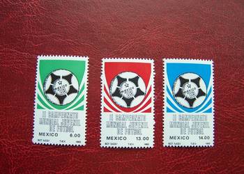 Meksyk 1983 MNH Mi. 1862/64 Sport Piłka nożna Młodzieżowe MŚ