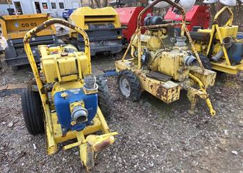 Pompy wody szlamowe spalinowe wysokiej wydajności na kołach USZKODZONE