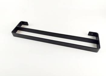 Wieszak uchwyt na ręczniki podwójny ścienny 30 cm loft