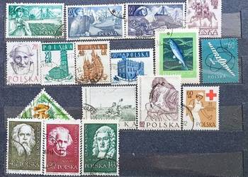 Znaczki polskie rok 1951, 1952, 1953, 1955, 1956, 1957, 1958, 1959