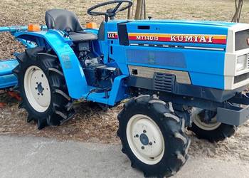 Ciągnik traktor ogrodniczy Mitsubishi+ glebobryzarka jak yanmar kubota