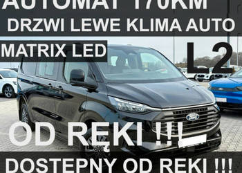 Ford Transit Custom L2 Trend 170KM Kamera Drzwi lewe Klima tył. Niska Cena…