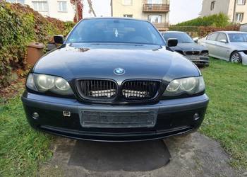 Bmw e46 sedan lift zderzak przód Black sapphire metalic ORYGINAŁ kompletny