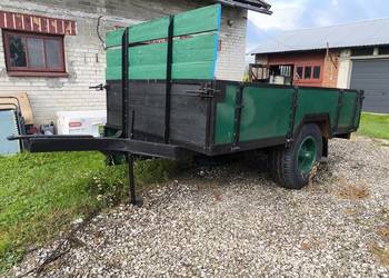 Przyczepa jednoosiowa dwukółka kołówka balonówka paka 280x180 cm