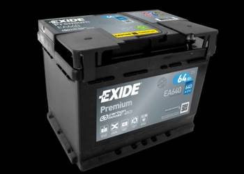 Akumulator Exide Premium 64Ah 640A EN PRAWY PLUS