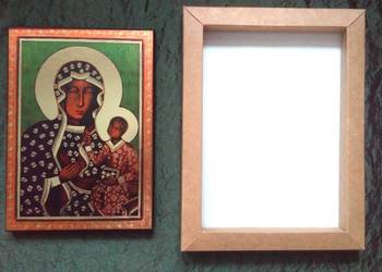 Ikona MB Częstochowska drewno 15x21,5 NOWA