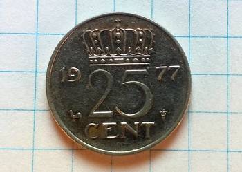 25 CENTÓW ( 25 CENT ) 1977 ROK - HOLANDIA