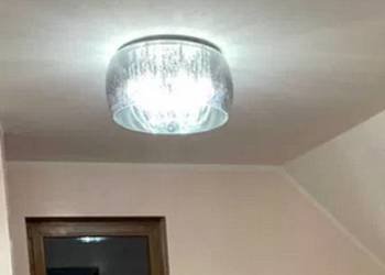 Lampa sufitowa szklo krysztal