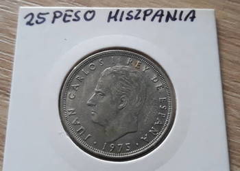 25 Peset Hiszpania 1975 r,1982 r,1983 r.