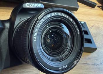 Aparat CANON EOS 250D + EF-S 18-55mm f/3.5-5.6 IS STM - idealny! jak nowy