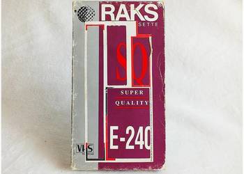 Kaseta VHS RAKS 240 minut Nagrany Film Video X-MAN 2003r. Vintage Retro