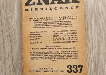 Znak Miesięcznik Nr. 337 Chrześcijaństwo TeologiaZnak Miesięcznik Nr. 337 C