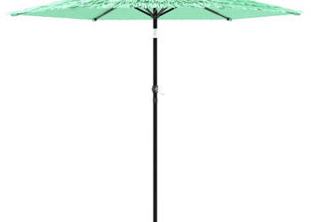 Parasol ogrodowy na stalowym słupku zielony 223x223x213 cm WM-4005099