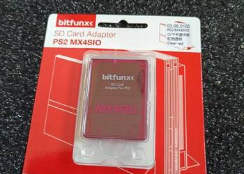 MX4SIO, PS2, microSD, nowy, czerwony, PlayStation 2