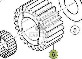 CLAAS Arion 610 660 Koło Koronowe Tylnego Napędu 6005029409 60 0502 940 9