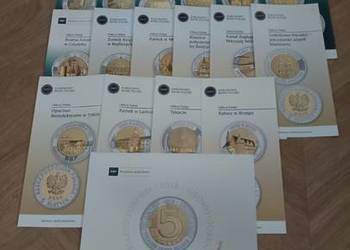 Foldery 5 zł Okryj Polskę 2014-2025 23 sztuki