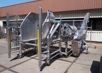 De Jager RVS Instalacja przechylająco-dozująca do skrzyniopalet