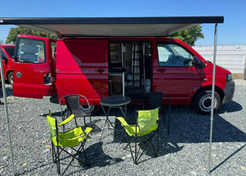 Volkswagen Transporter VW T5 2.0 TDI Kamper, klima, łóżko, roleta, WC, 3-o…