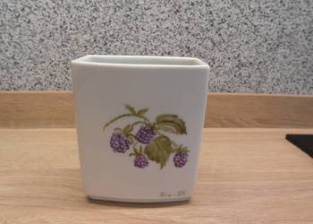 Porcelanowy wazon/wazonik motyw jeżyny