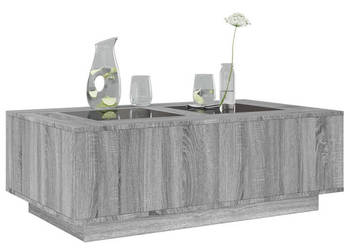 Stolik kawowy z LED Infinity szary dąb sonoma 116x69x40 cm WM-3284061