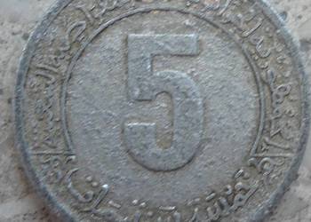 ALGIERIA-5 CENTIMES-1974/77 r