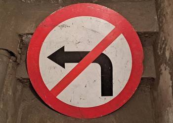 Znak drogowy znaki drogowe - 80 cm