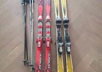 Narty Volkl Firebird kijki Alpina Dynamic kaski Volt Zestaw