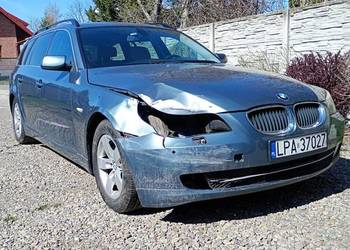 BMW 5 e61 520d 2009r uszkodzona