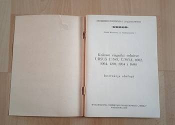 Instrukcja obsługi Ursus C385, C385A, 1002, 1004, 1201, 1204, 1604 oryginał