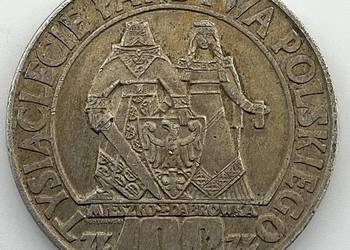 Srebrna moneta 100 zł 1966 Mieszko i Dąbrówka PRL – Tysiąclecie Ag 900