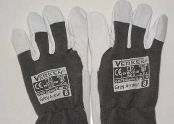 Rękawice skórzane Verken GREY ARMOUR r. 8-9-10-11