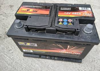 Używany Akumulator 74Ah 680A zużycie 30%