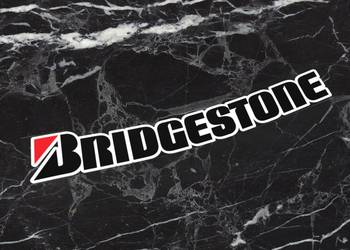 Naklejka BRIDGESTONE 10 x 1,5 cm opony drift
