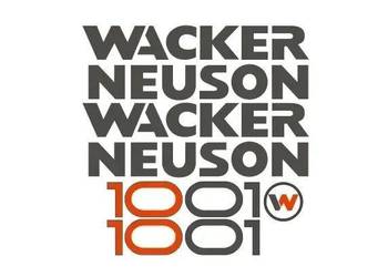 Naklejki oklejenie WACKER NEUSON 1001 Zamiennik