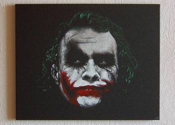 Ręcznie rzeźbiony w blasze JOKER Oryginalny prezent