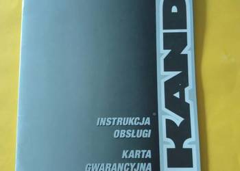 Sprzedam instrukcję obsługi roweru marki Kands