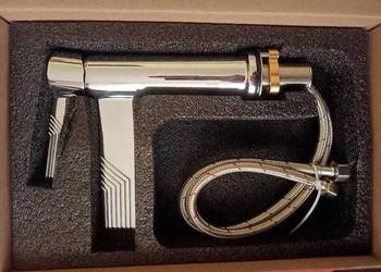 Bateria Umywalkowa Stojąca Nowoczesna Chromowana