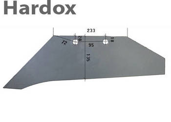 Lemiesz 300hektarów HARDOX SSP214/L części do pługa RABEWERK