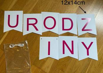 Papierowe baner Urodzinowy Papierowe baner Urodzinowy