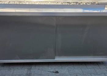 Stół Gastro Z Szafką Drzwi Suwane 185/60/85 cm M.1528 N