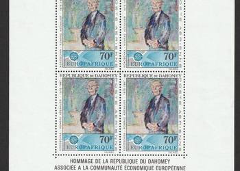 DAHOMEJ - ADENAUER - 1967 - BLOK - CZYSTE **