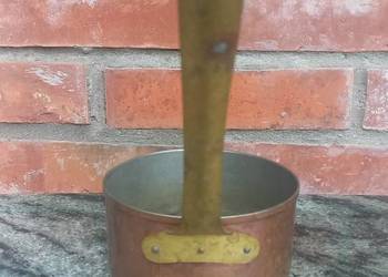 Garnek miedziany Rondelek Chochla Dekoracja (696)